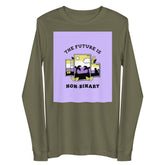 The Future Is Non-binary Unisex Long Sleeve Tee